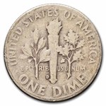 $1.00 Face Value Silver Roosevelt Dimes Avg Circ