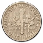 $1.00 Face Value Silver Roosevelt Dimes Avg Circ