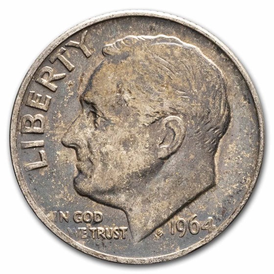 $1.00 Face Value Silver Roosevelt Dimes Avg Circ $1.00 Face Value Silver Roosevelt Dimes Avg Circ