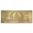 1/10 gram Gold Aurum Note - 1896 $2.00 Educational Restrike, 24K