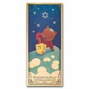 1/10 gram Gold Aurum Note - Little Bear Hanukkah, 24K
