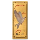 1/10 gram Gold Aurum Note - Peace Dove, 24K