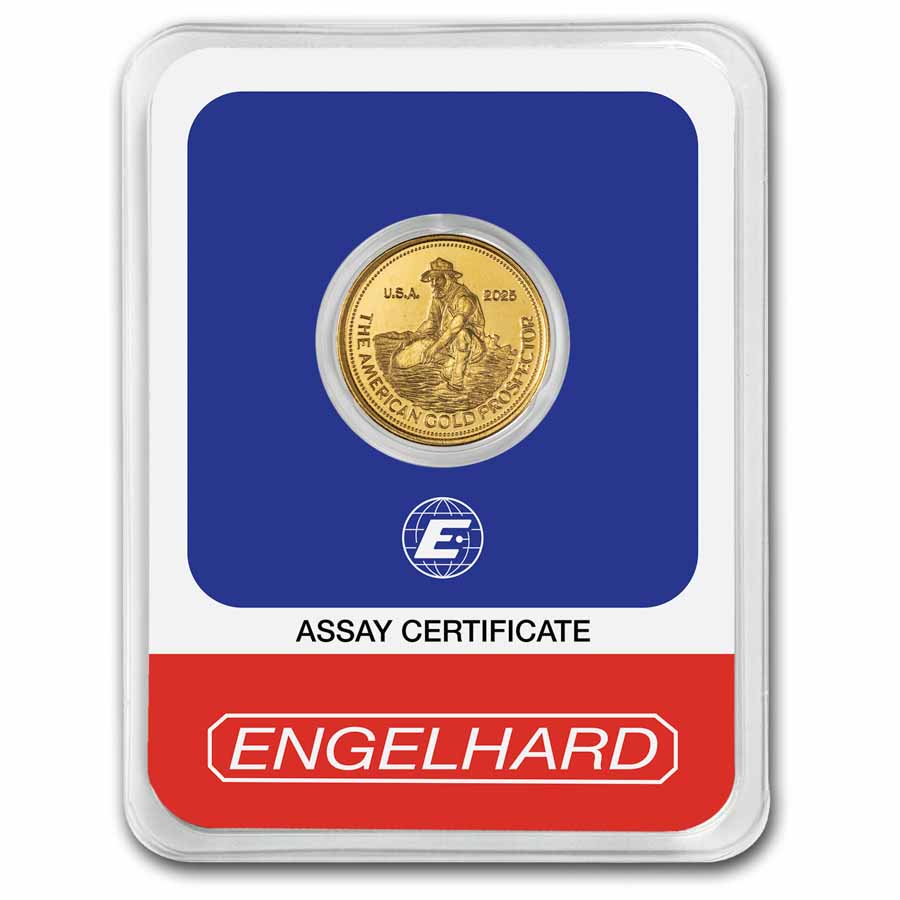 Buy 1/10 oz Gold 2025 Revived Engelhard Prospector Rnd | APMEX