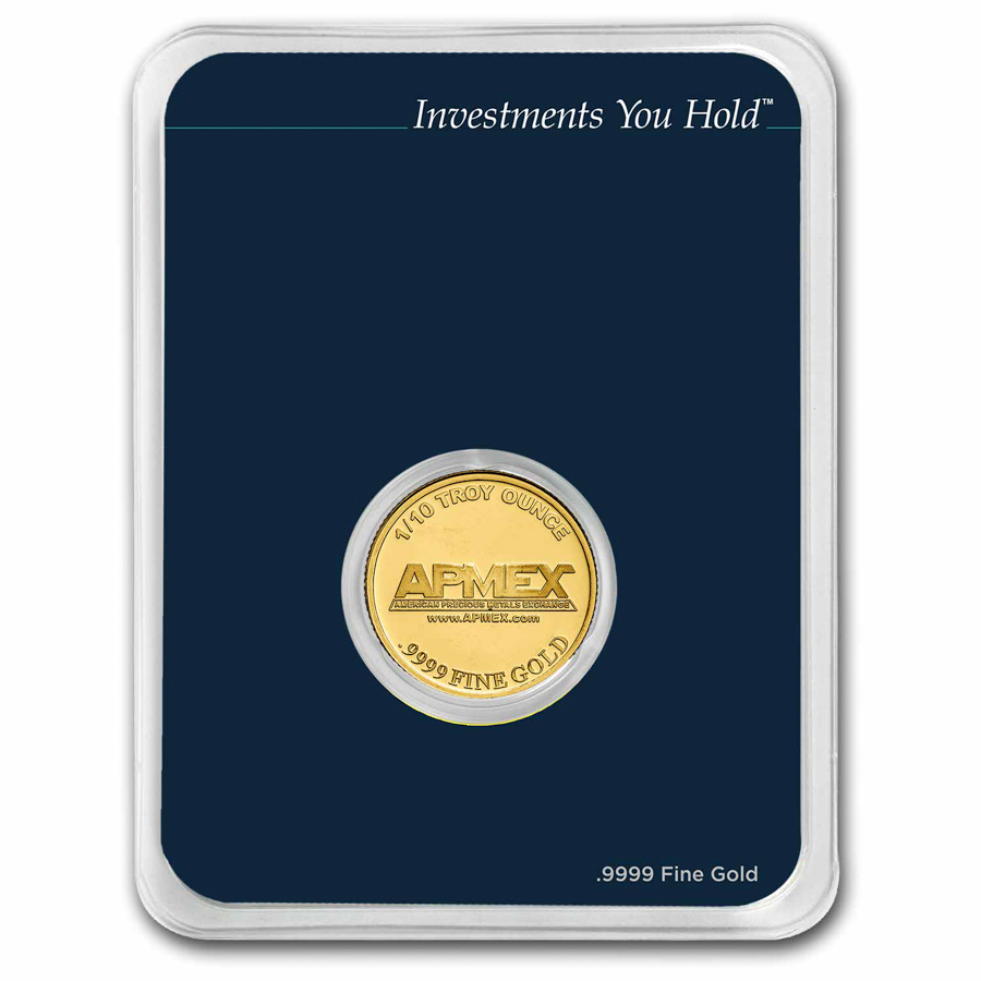 APMEX 10オンス 2個  622g  残り4個のみです。 1/10 oz Gold Round - APMEX (In TEP Package)-Pre-Sale | eBay