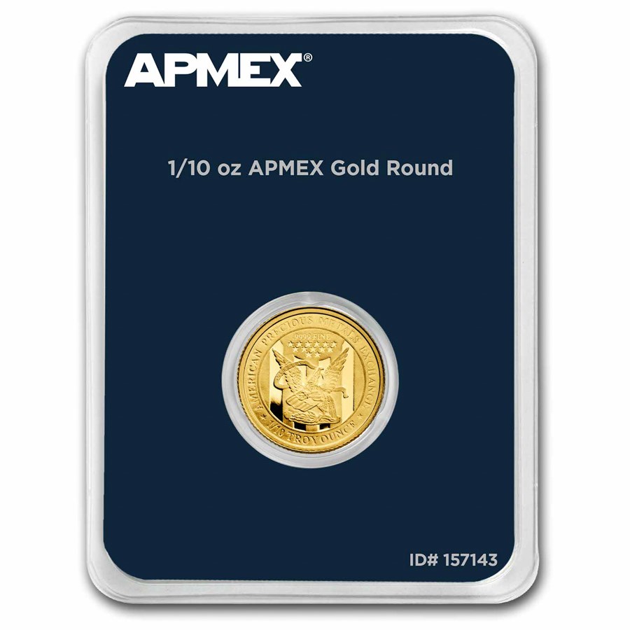 Buy 1/10 oz Gold Round APMEX (In TEP Package) APMEX