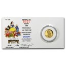 1/10 oz Gold Round - Disney Snow White 50th Anniv (Grumpy)