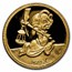 1/10 oz Gold Round - Disney Snow White 50th Anniv Set (In Album)