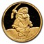 1/10 oz Gold Round - Disney Snow White 50th Anniv Set (In Album)