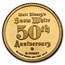 1/10 oz Gold Round - Disney Snow White 50th Anniv Set (In Album)