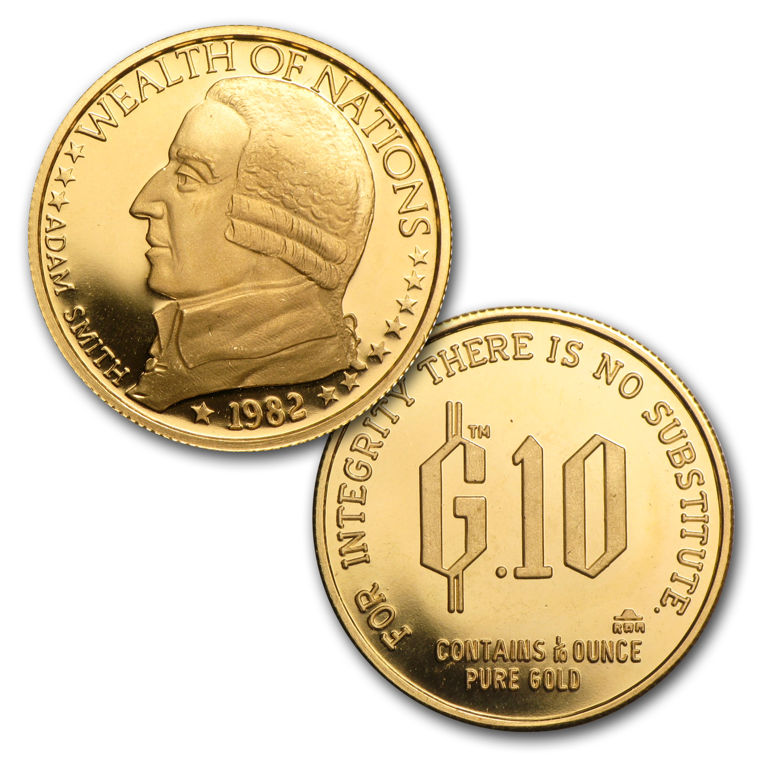 Buy 1/10 oz Gold Round - Gold Standard Corporation (.900 Fine) | APMEX