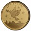 1/10 oz Gold Round - Holy Land Mint Dove of Peace (2025,In Assay)