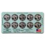 1/10 oz Palladium Round - Johnson Matthey Lewis & Clark (10 Pack)