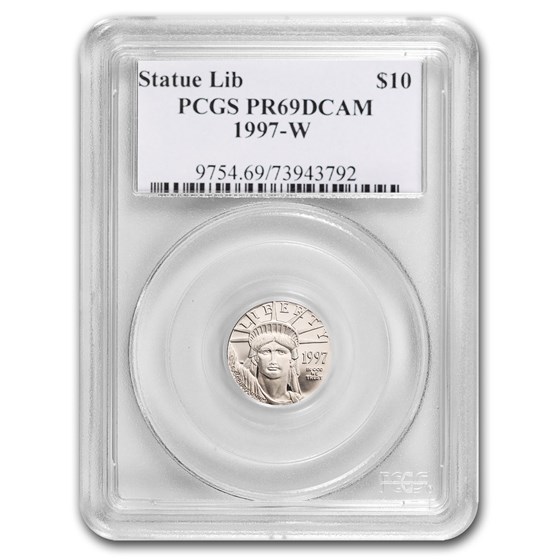 1/10 oz Proof American Platinum Eagle PR/PF-69 PCGS/NGC (Random)