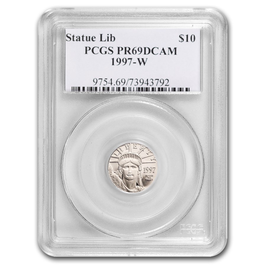 1/10 oz Proof American Platinum Eagle PR/PF-69 PCGS/NGC (Random)