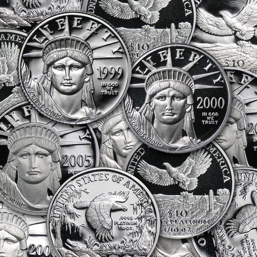 1/10 oz Proof American Platinum Eagle (Random Year, Capsule Only)