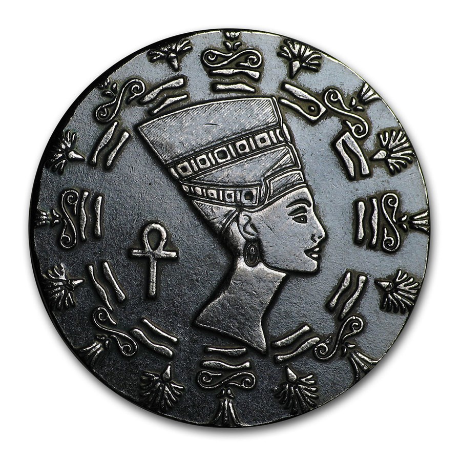 1/10 oz Silver Relic Round - Queen Nefertiti