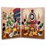 1/10 oz Silver Round - 1990 Mickey's Holiday Treasures (Rarities)