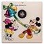 1/10 oz Silver Round - 1990 Mickey's Holiday Treasures (Rarities)
