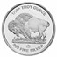 1/10 oz Silver Round - Buffalo/Indian Head