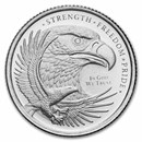1/10 oz Silver Round - Eagle (Strength, Freedom, & Pride)