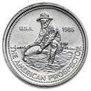 1/10 oz Silver Round - Engelhard Prospector