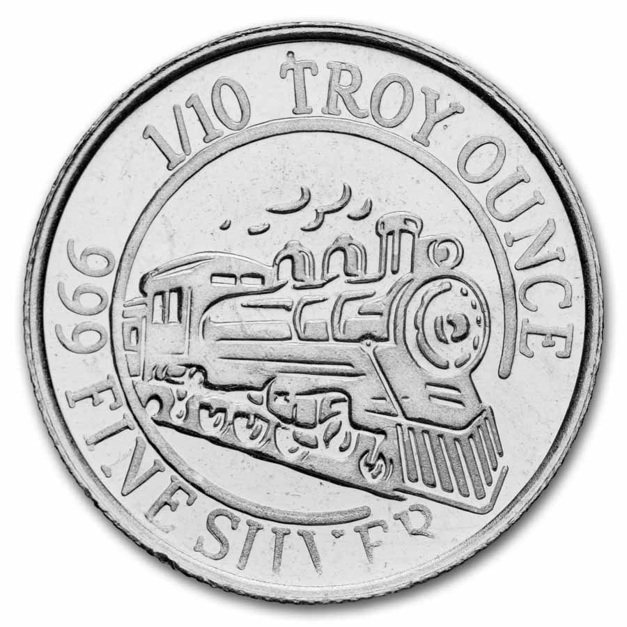 1/10 oz Silver Round - Monarch Train