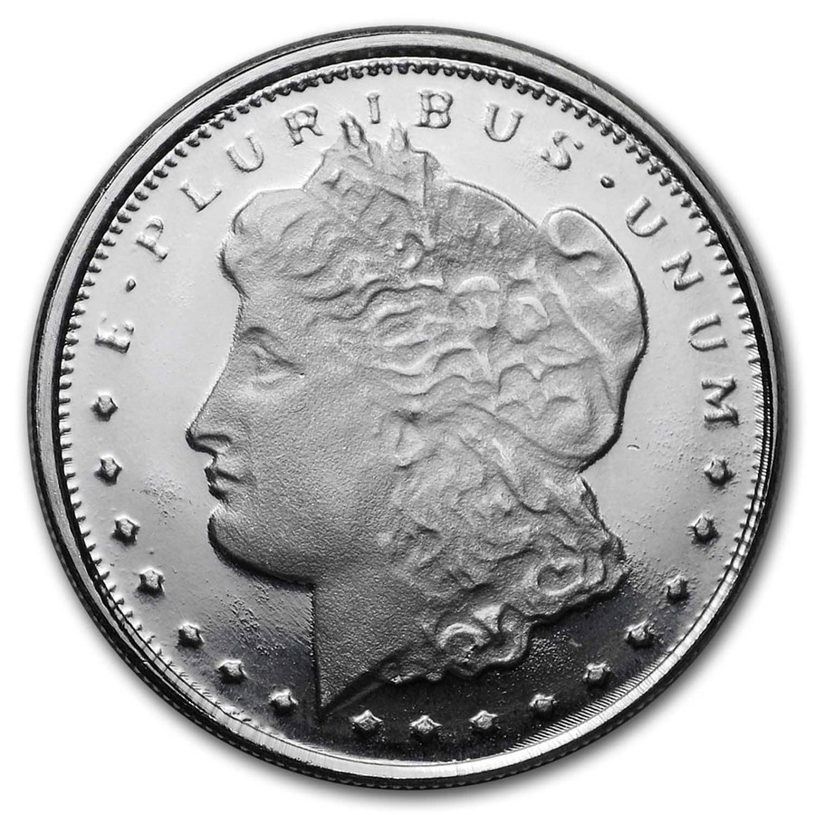 1/10 oz Silver Round - Morgan Dollar Design