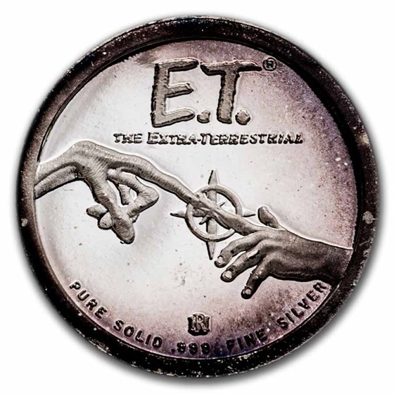1/10 oz Silver Round- Vintage 1988 E.T. (Rarities Mint)
