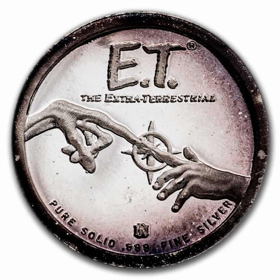 1/10 oz Silver Round- Vintage 1988 E.T. (Rarities Mint)