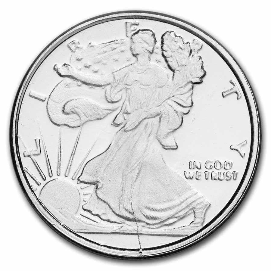 Eight 1/10 Oz Walking Liberty .999 Pure Silver Trade Units Prepper Bug Out Bags 