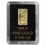 1/100 oz Gold Bar - Germania Mint (In Capsule)