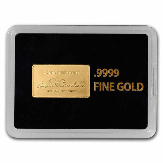 Buy 1/100 oz Gold Bar National Collector's Mint APMEX