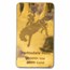 1/100 oz Gold Bar - Scottsdale Mint - Damaged