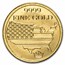 1/100 oz Gold Round: American Bald Eagle - MPM