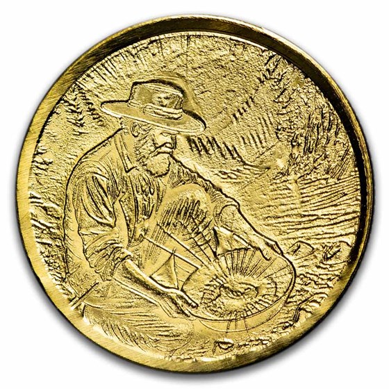 1/100 oz Gold Round: Gold Prospector - MPM