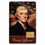 1/1000 oz Gold Bar - Thomas Jefferson (In Assay)