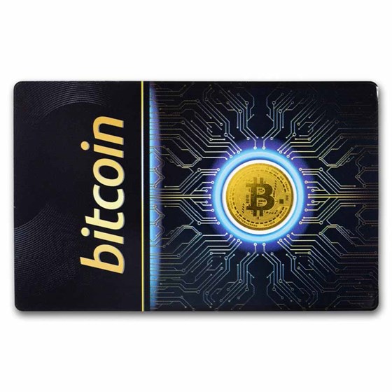 1/1000 oz Gold Round - Bitcoin (In Assay)