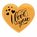 1/1000 oz Gold Shaped Heart - I love You (w/Box & COA)