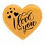 1/1000 oz Gold Shaped Heart - I love You (w/Box & COA)