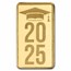 1/2 gram Gold Bar - 2025 Graduation (Colorful Caps In TEP)