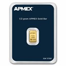 1/2 gram Gold Bar - APMEX (TEP)