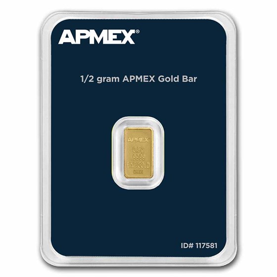 1/2 gram Gold Bar - APMEX (TEP) 1/2 gram Gold Bar - APMEX (TEP)