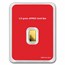 1/2 gram Gold Bar - APMEX (w/Christmas Collage Card, In TEP)