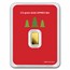 1/2 gram Gold Bar - APMEX (w/Christmas Trees Card, In TEP)