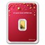 1/2 gram Gold Bar - APMEX (w/Elegant Christmas Card, In TEP)