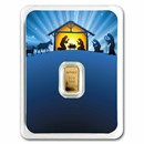 1/2 gram Gold Bar - APMEX (w/Nativity Card, In TEP)