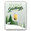 1/2 gram Gold Bar - APMEX (w/Season's Greetings Card, In TEP)