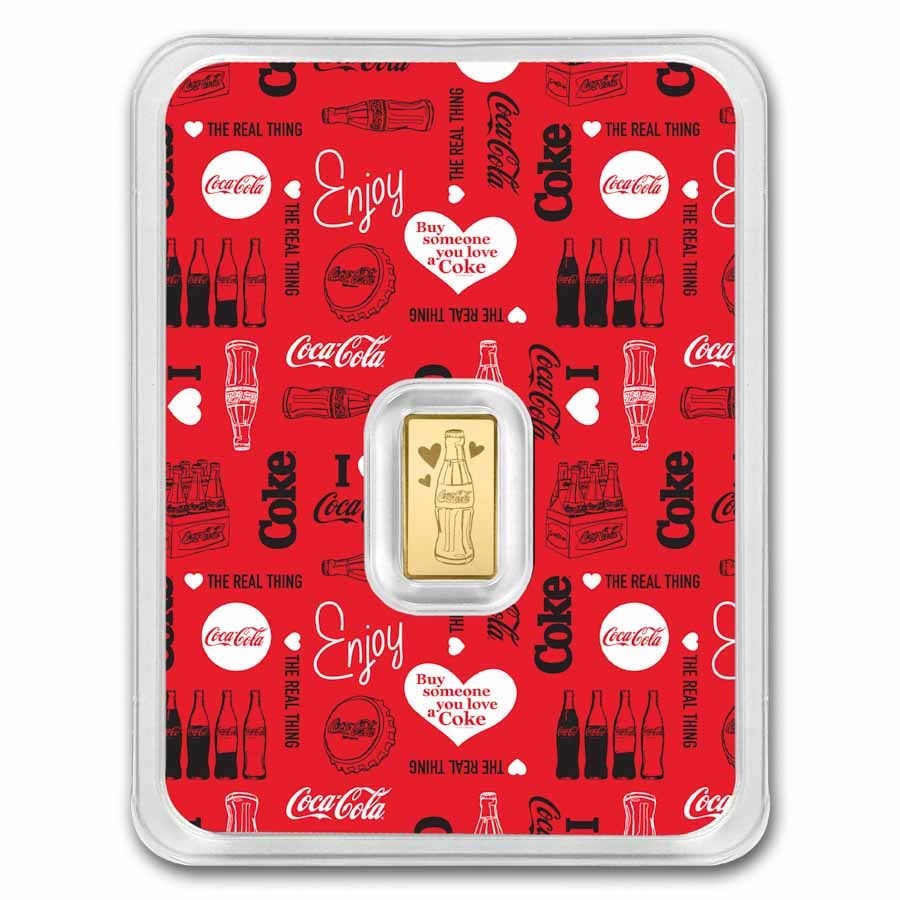 1/2 gram Gold Bar in TEP - Love & Coca-Cola®