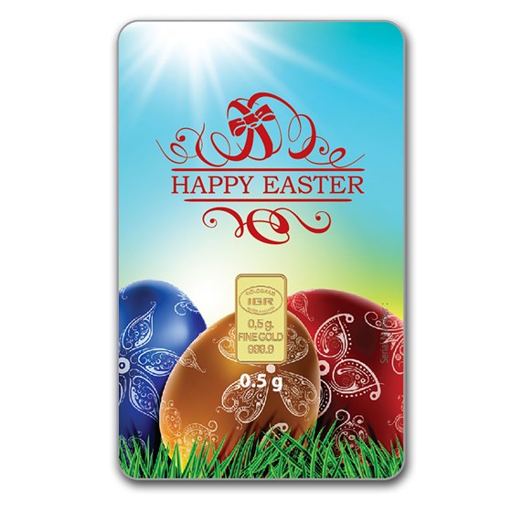 1/2 gram Gold Bar - Istanbul Gold Refinery (Easter Assay) 1/2 gram Gold Bar - Istanbul Gold Refinery (Easter Assay)