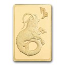1/2 gram Gold Bar - PAMP Suisse Zodiacs: Capricorn